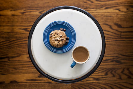 blue saucer and ceramic mug thumbnail