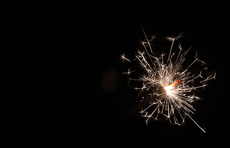 person holding sparkler thumbnail