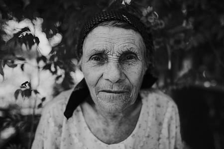 grayscale photo of woman looking at the camera thumbnail