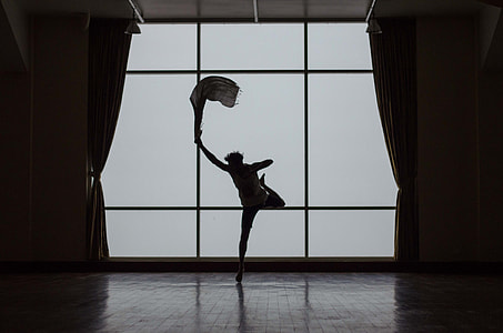 silhouette of dancing person thumbnail