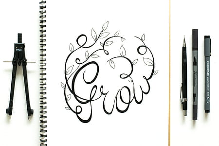 Black Drawing Compass thumbnail