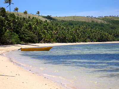 boat docked on beach thumbnail