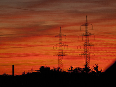 silhouette photo of two towers thumbnail