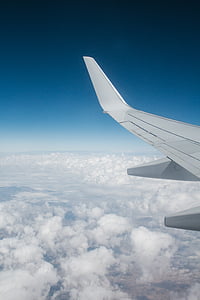 plane wing above clouds thumbnail