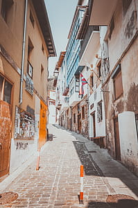 Pathway Surrounded by Buildings thumbnail