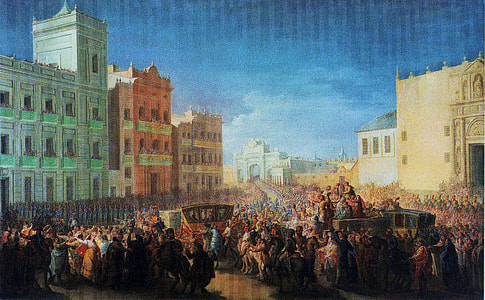 Welcoming Ferdinand at Valencia, Spain, 1814 thumbnail