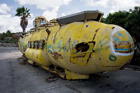 graffiti, old, submarine, u-boat thumbnail