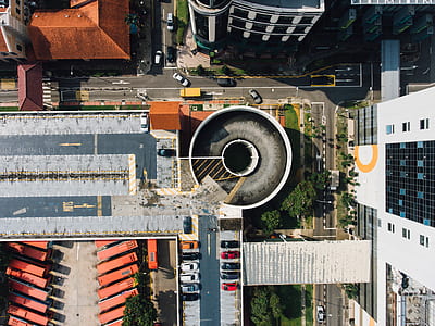 aerial photography of cityscape thumbnail