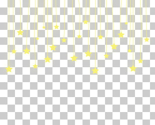 Star Powder Dust explosion, Floating stars, yellow and blue hanging stars PNG clipart