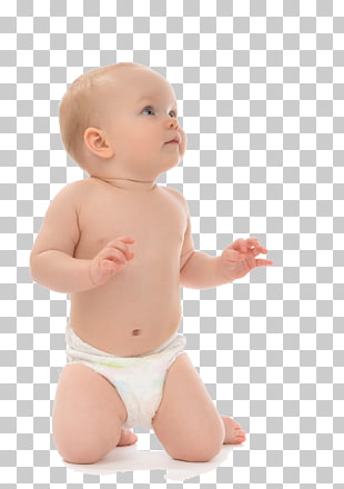 Infant, Little Baby Boy Free , baby in white diaper kneeling PNG clipart