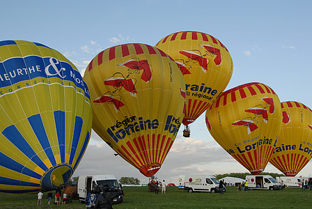 several assorted-color parachute festival thumbnail
