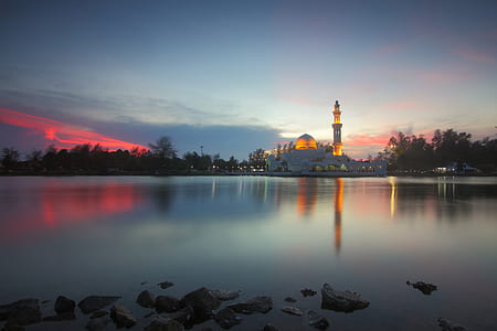 light, dawn, landscape, sunset thumbnail