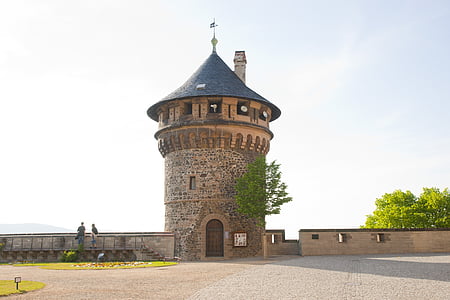 brown and blue tower during daytime thumbnail