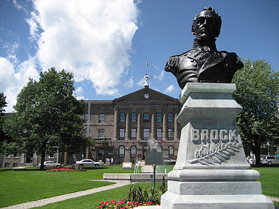 Statue of General Isaac Brock in Brockville, Ontario, Canada thumbnail