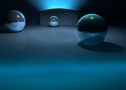 three round black ball digital wallpaper thumbnail