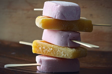 stack of pink and brown popsicles thumbnail