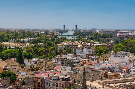 Skyline view of Seville from Giralda thumbnail