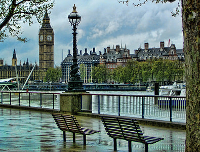 landscape photography of London Big Ben under cloudy sky thumbnail
