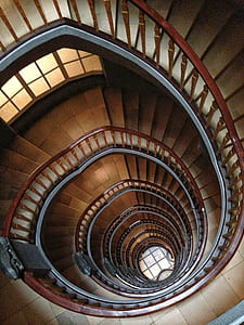 brown spiral stair cleared thumbnail
