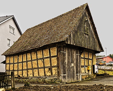 brown wooden house during daytime thumbnail