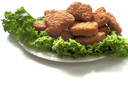 cooked food on green vegetable thumbnail