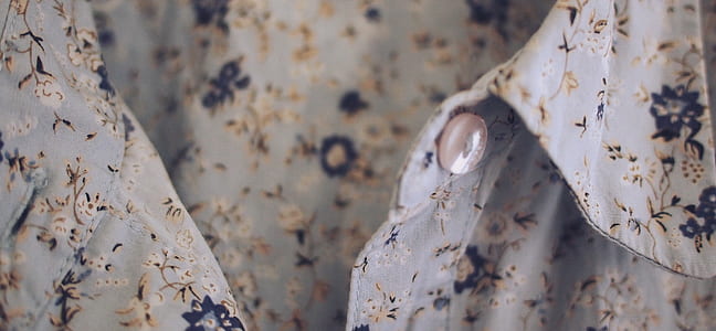 gray and white floral textile thumbnail