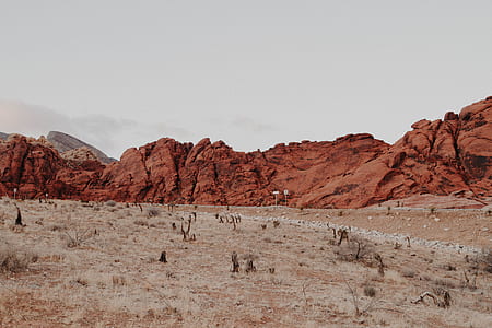 brown rock mountains at daytime thumbnail