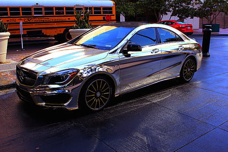 car, chrome, mercedes, polish thumbnail