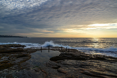 wave splashing in seashore thumbnail