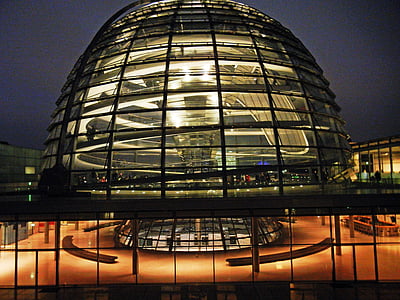structure with lights during night time thumbnail