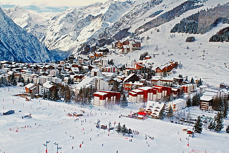 aerial photo of village thumbnail