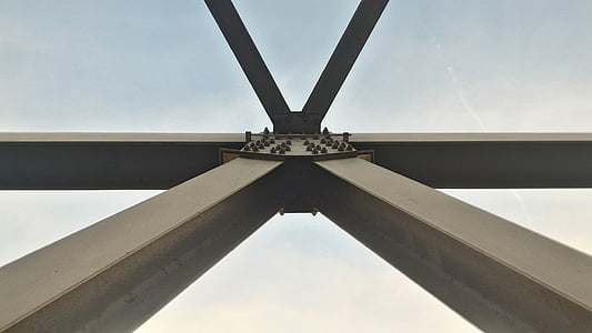 bridge, pylon, metal, construction thumbnail