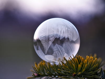 shallow focus photography of ice ball thumbnail