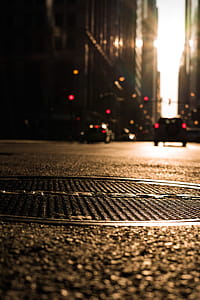 Close-up Photo of Round Black Manhole thumbnail