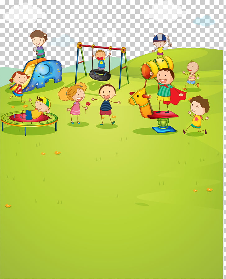 Playground Cartoon Cartoon Toys Children S Play Facilities