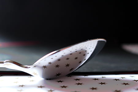 close-up photography of gray stainless steel spoon thumbnail