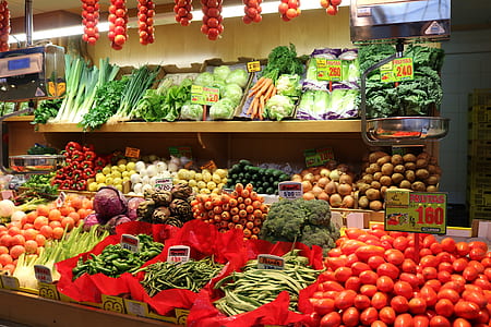variety of vegetables displayed on counter thumbnail