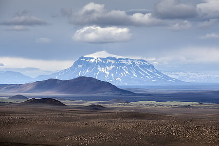 mountain range view with clouds thumbnail