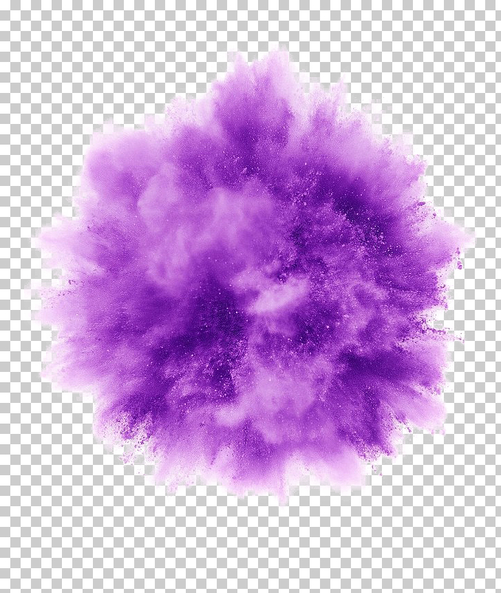 Color Explosion Stock illustration, Floating smoke, purple smoke explosion PNG clipart