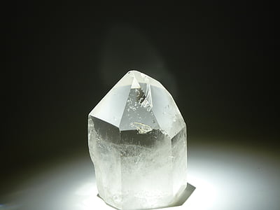 white crystal closeup photo thumbnail