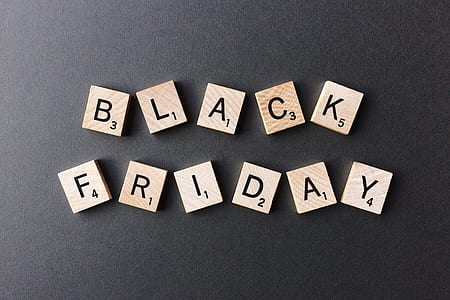 scrabble tiles forming Black Friday signage thumbnail
