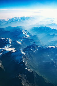aerial photo of blue mountain thumbnail