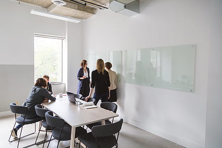 Team Brainstorm In Modern Office Photo thumbnail