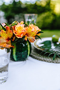 Colorful Exotic Flowers and Greenery thumbnail