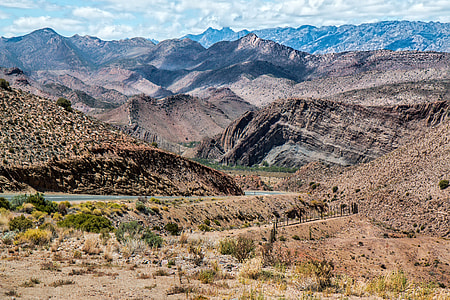 Landscape with rocky mountain ranges in South Africa thumbnail