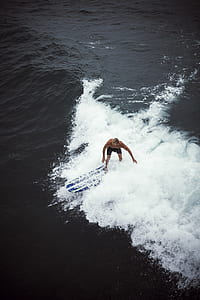 man surfing at the waves thumbnail