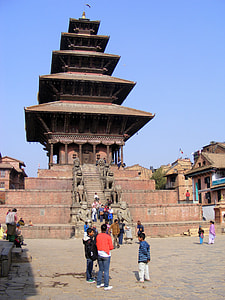 Nyatapola Temple in Bhaktapur, Nepal thumbnail