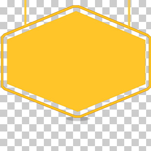 Frame , Title frame, yellow sign background PNG clipart