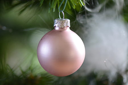 pink Christmas bauble thumbnail