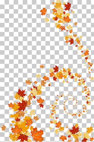 Graphics Stock illustration Desktop , leaf, orange maple leaf illustration against blue background PNG clipart